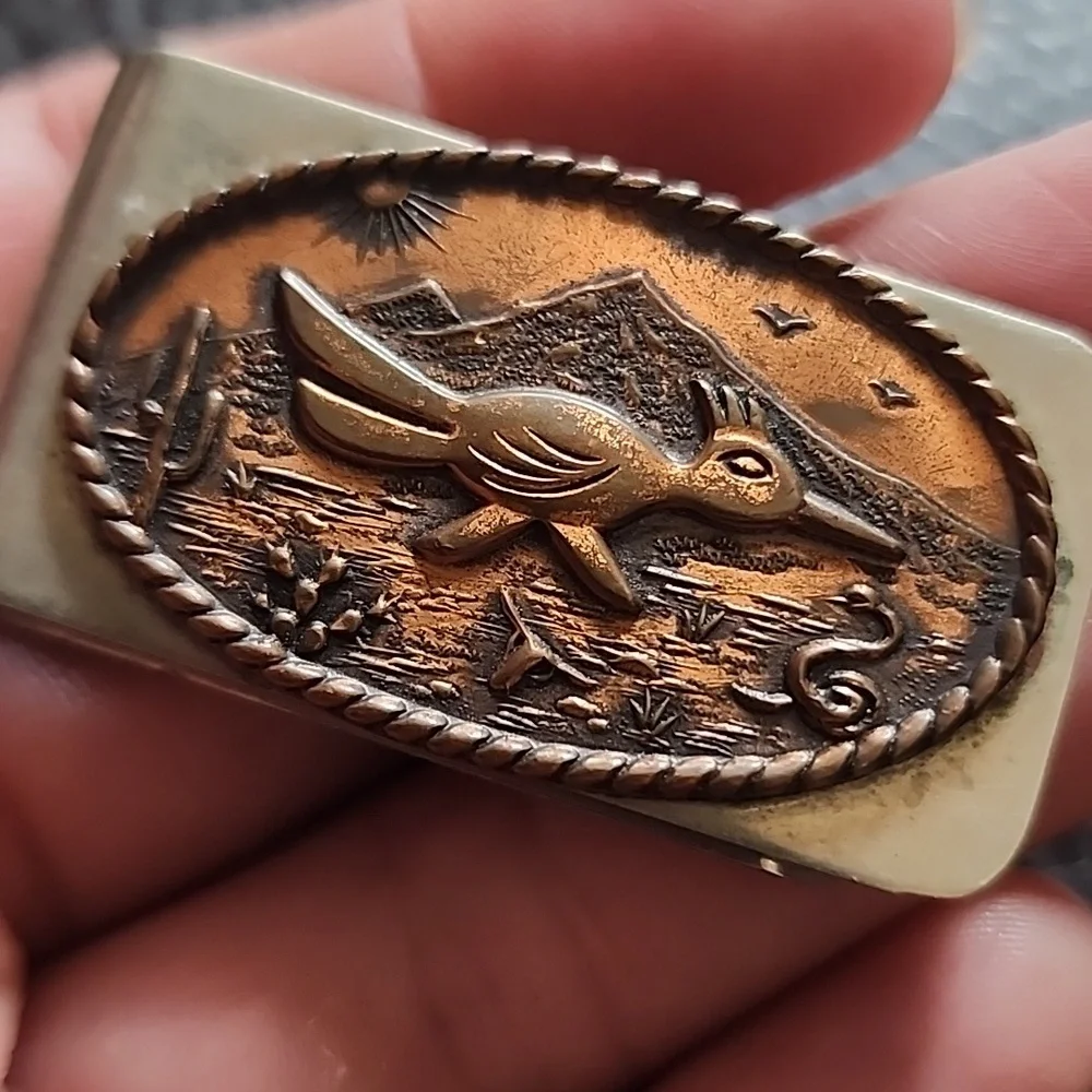 VTG Silver and Copper Money Clip